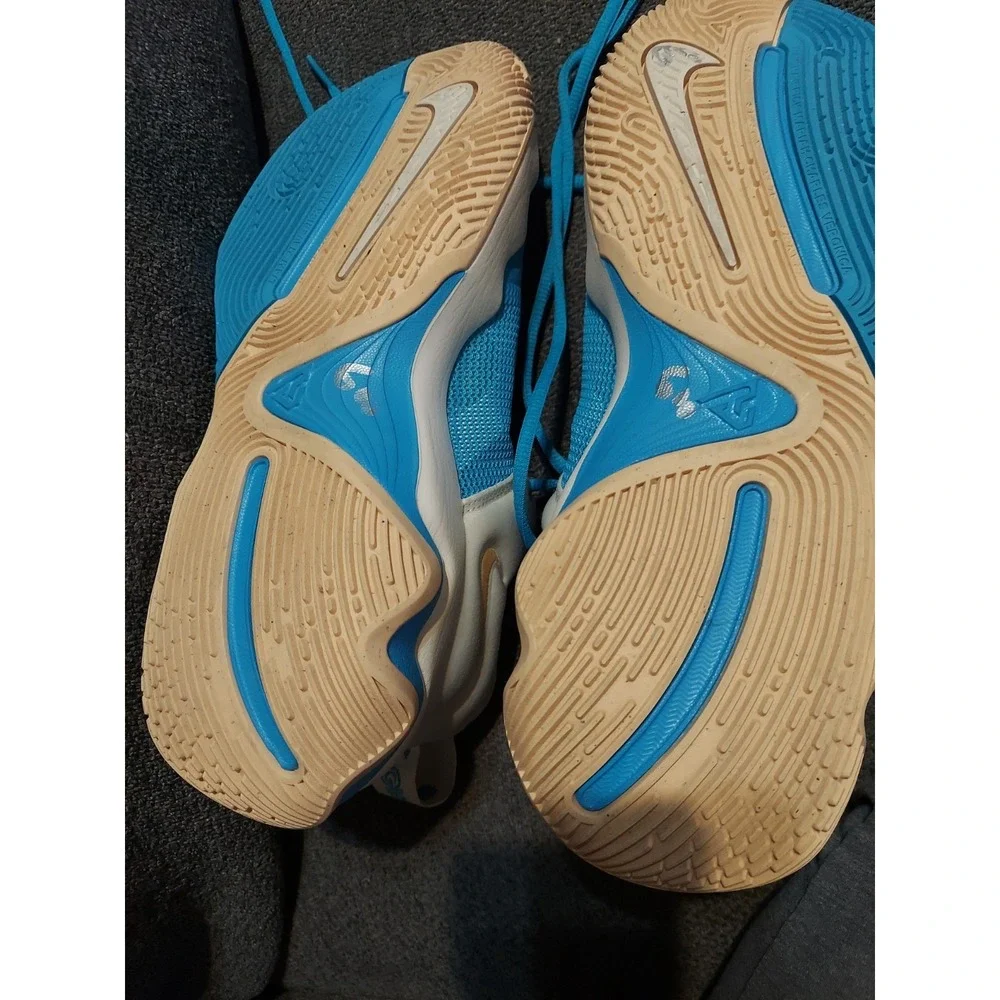 NIKE GIANNIS IMMORTALITY 3 LOW Sz 9 Tennis Shoes Sneakers Athletic Aqua Blue Men